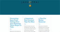 Desktop Screenshot of jayantpai.com